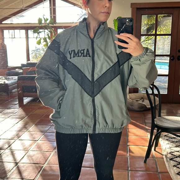 VINTAGE ARMY WARMUP JACKET - Picture 6 of 10